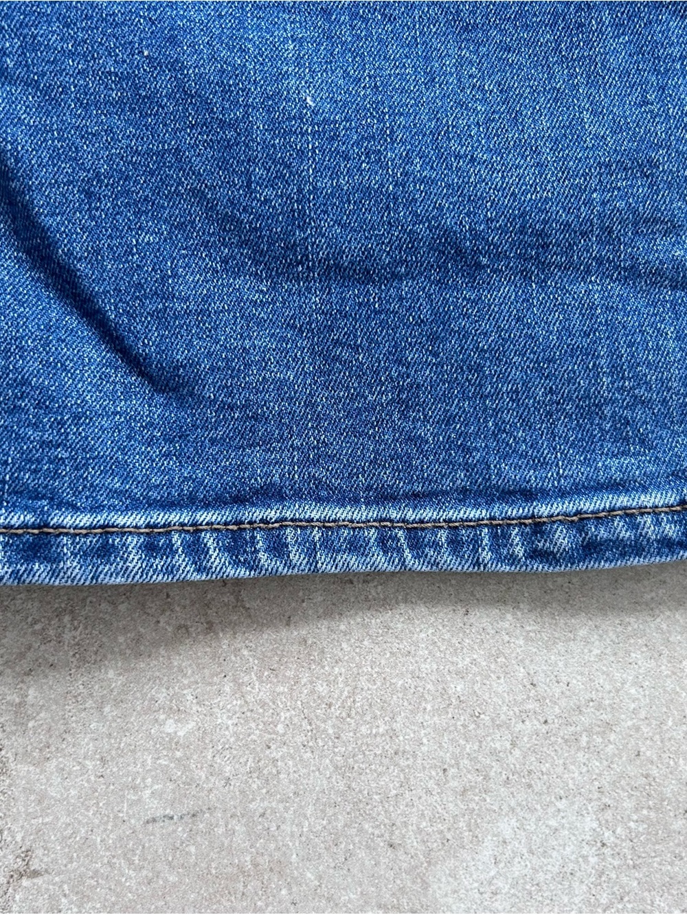 LOFT Straight Denim Jeans Blue Medium Wash Button Zip 5-Pocket Women Size 4 - Picture 7 of 7